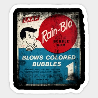 Rain-Blo Bubble Gum Sticker